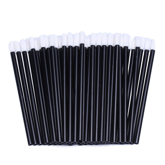 200 Pieces Disposable Lip Wands, Lip Brushes, Lipstick & Gloss Applicators Lint Free Makeup Applicator Brush Beauty Tool