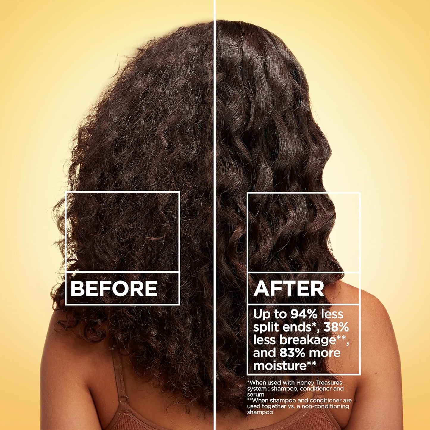 Garnier Whole Blends Honey Treasures Repairing Conditioner, for Dry, Damaged Hair, 3 Fl Oz (Travel Size), 1 Count (Packaging May Vary)
