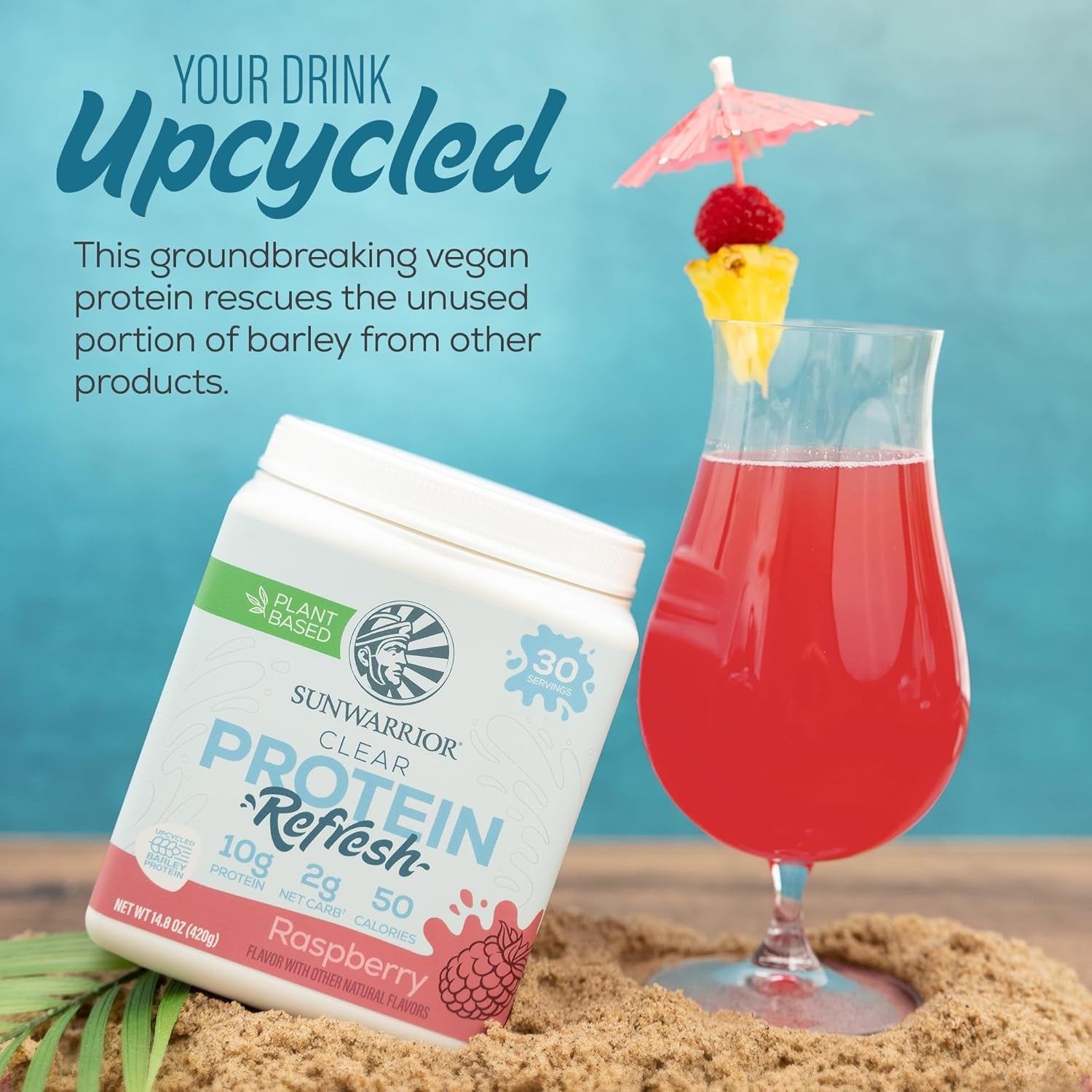 Raspberry Clear Protein Refresher, 14.8 OZ